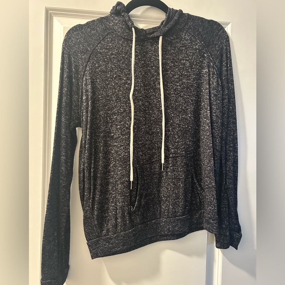 Light hooded sweatshirt
